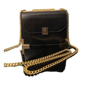 Aldo Black/Gold small crossbody bag